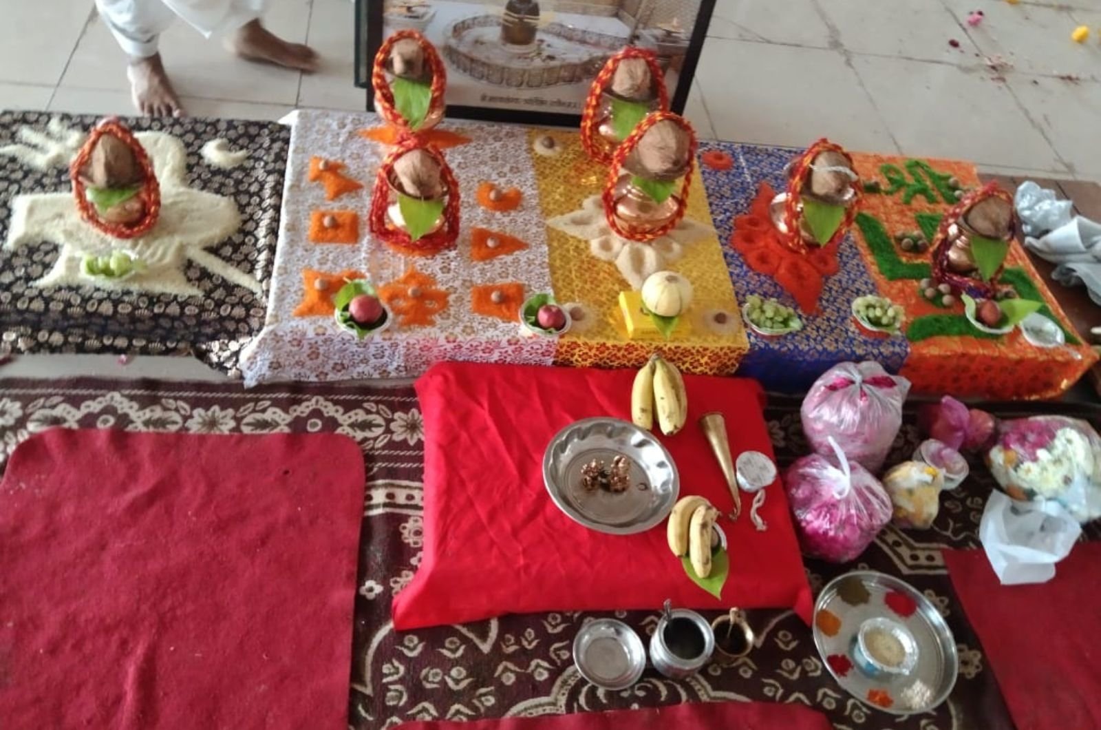 Havan ceremony in progress in Ujjain